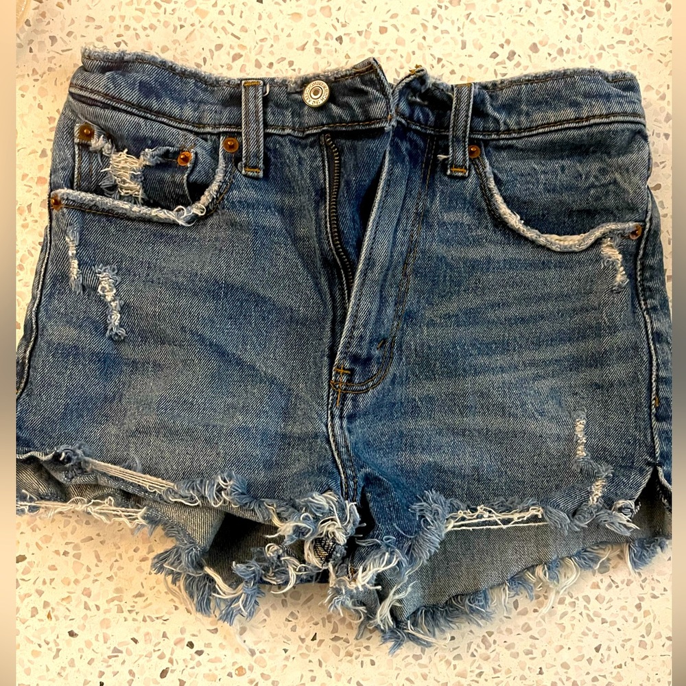 Abercrombie and Fitch High Rise Mom Shorts